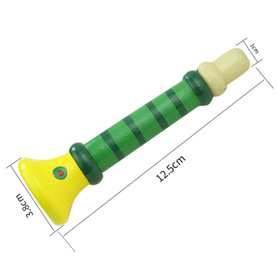 El instrumento musical del bebé del silbido de madera caliente del cuerno juega a los niños coloridos