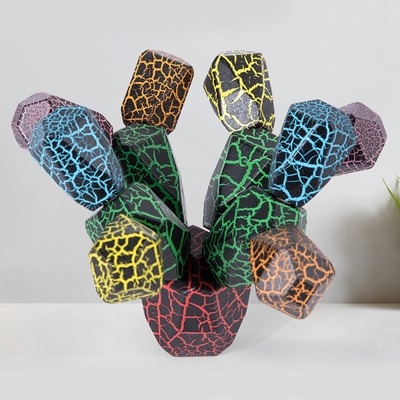 Juguetes de madera de equilibrio del bebé de Montessori del cactus para educativo temprano