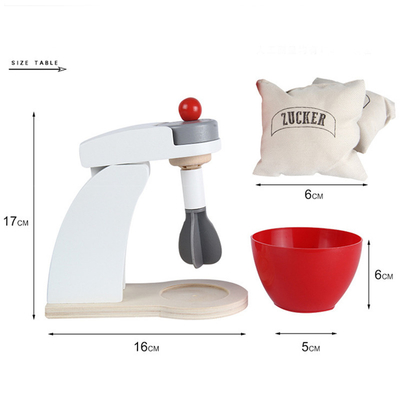 La cocina miniatura de madera de la máquina del café de la simulación fijó para el bebé que aprendía temprano