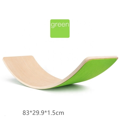 Oscilación de madera Bent Board Exercise Balance para los niños