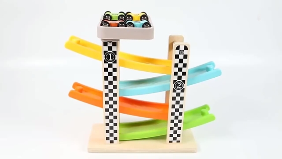 Mini Inertial Return de los cuatro de la pista niños de madera del planeador