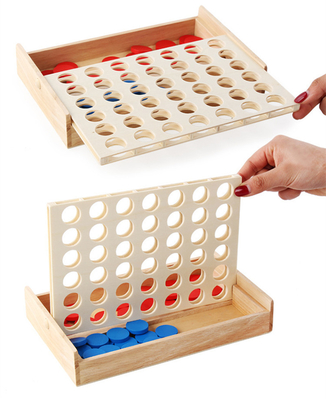 Los niños educativos se alinean el rompecabezas Toy Wooden Foldable del tablero de la fila