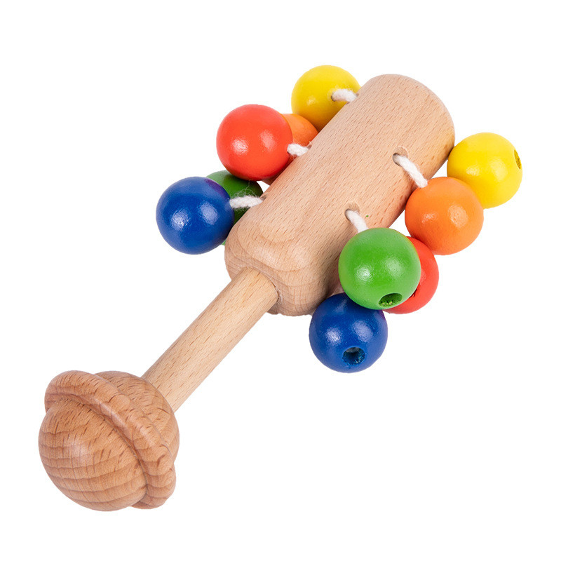 Montessori ayuda a la ense6anza la práctica de madera de la taza de la bola del huevo del cubo que comprende para los niños